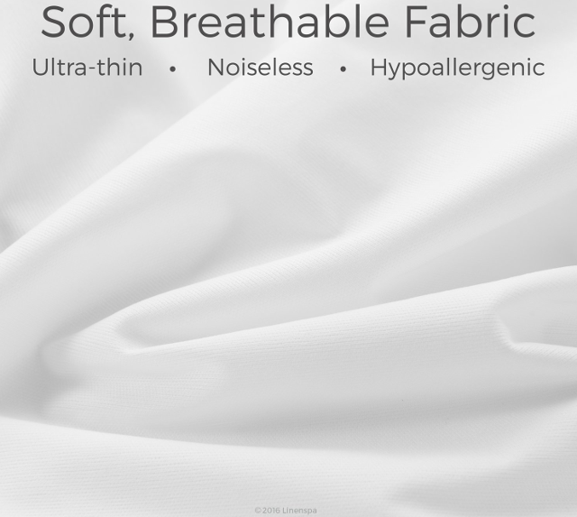 LinenSpa Zippered Breathable Mattress Protector