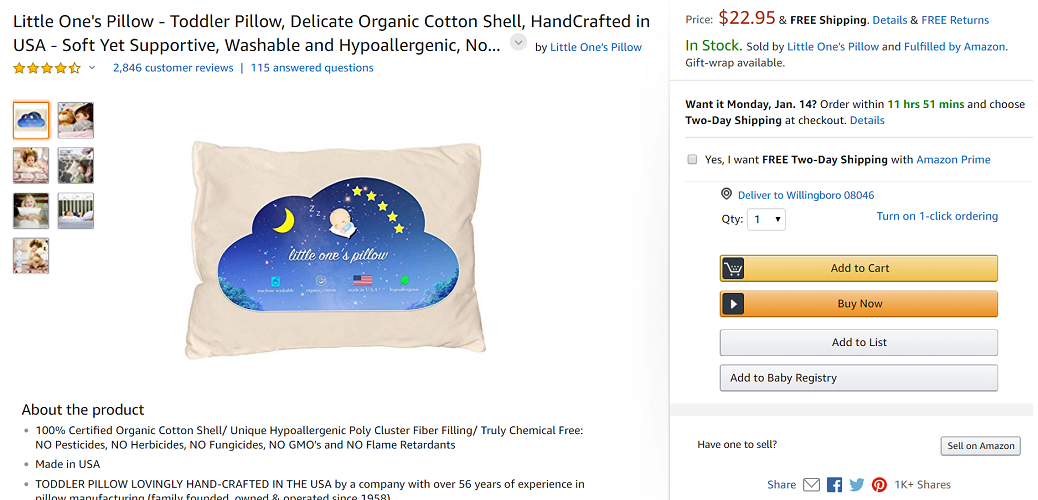 Little One's Pillow
