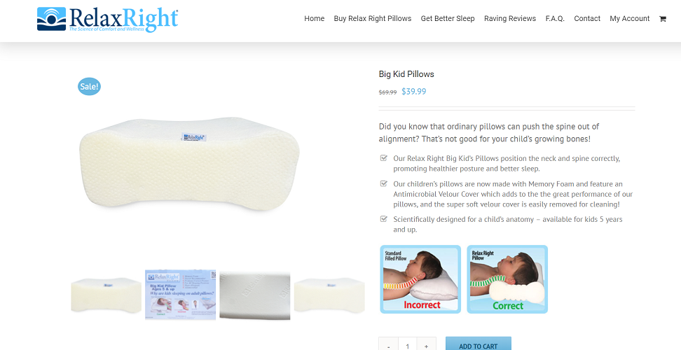 Relax Right Pillow