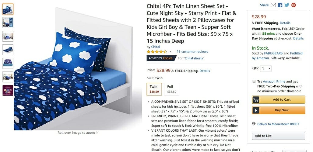 twin kids sheets