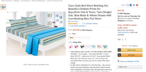 Clara Clark Bed Sheet Coordinating Set