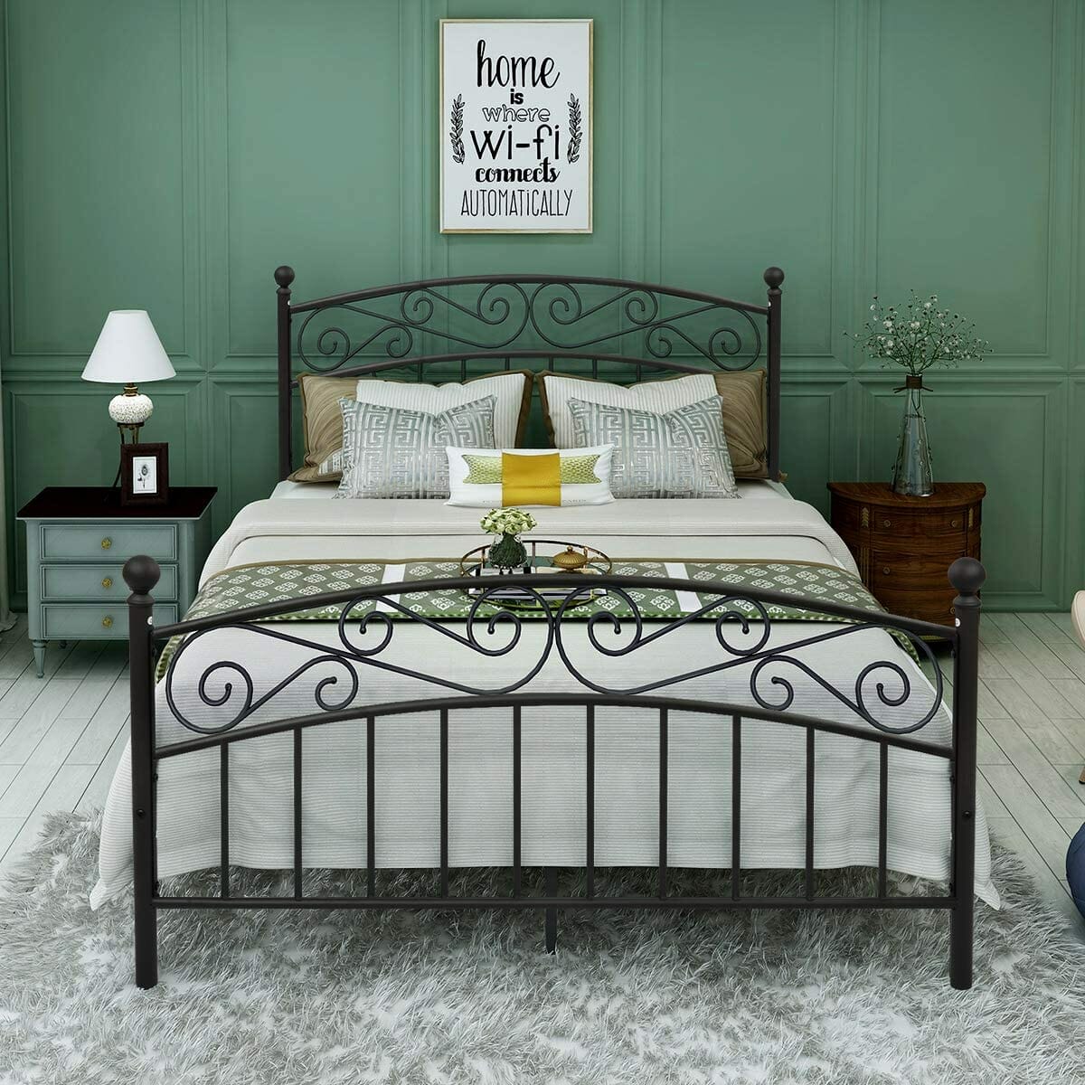 The 10 Best Wrought Iron Bed Frames In 2023   The Best Wrought Iron Bed Frames 4 